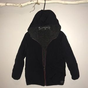 Reversible black jacket